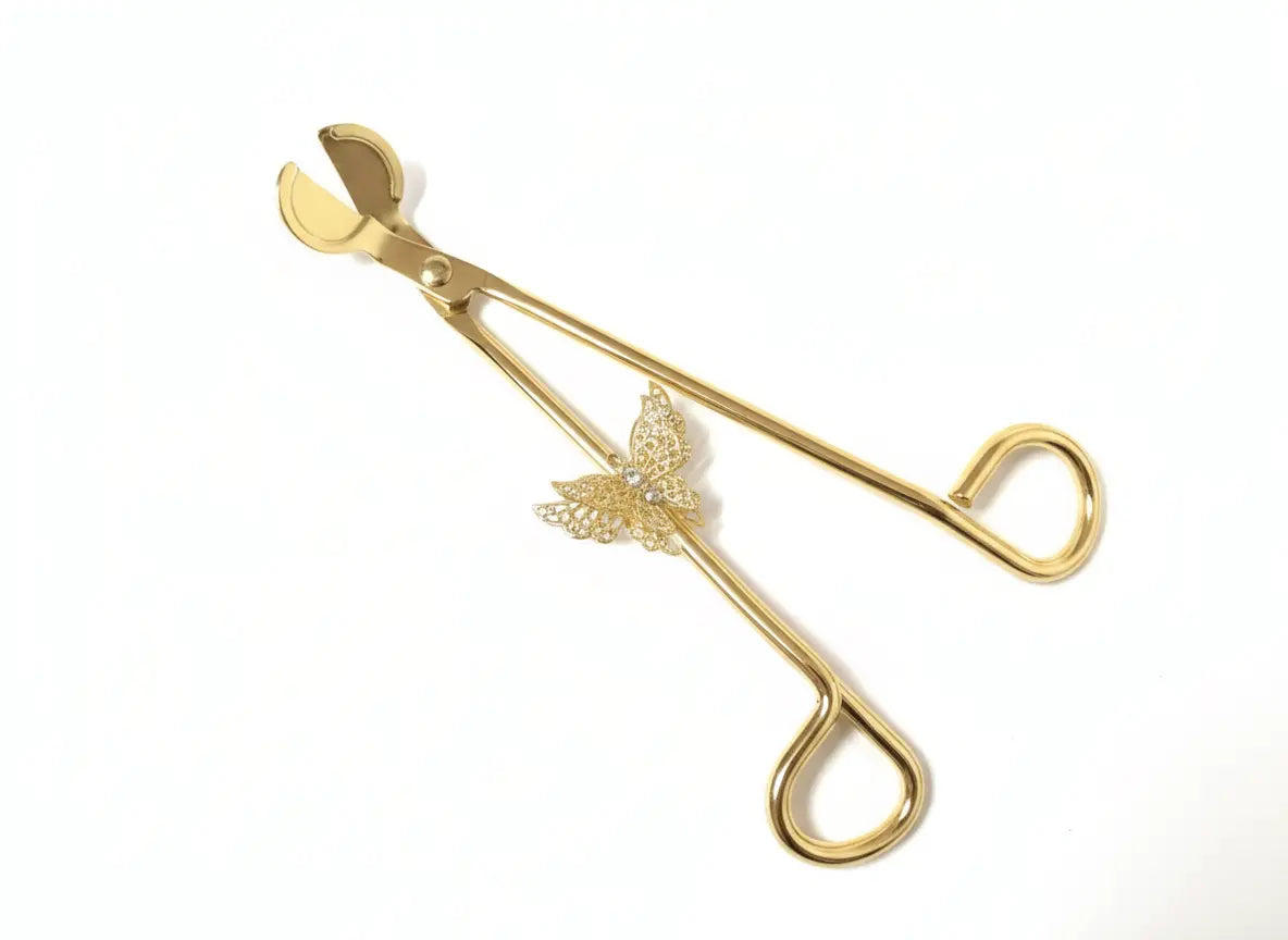 Butterfly Wick Trimming Scissors - Gold | Premium Wick Trimmers | £6.95 My Store