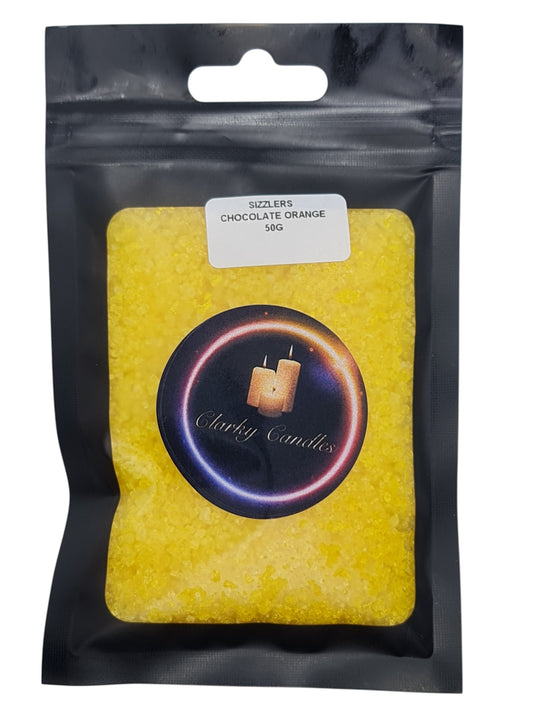 Chocolate Orange Scented Sizzlers 50g - Premium Simmering Granules | £2.50 | Clarky Candles