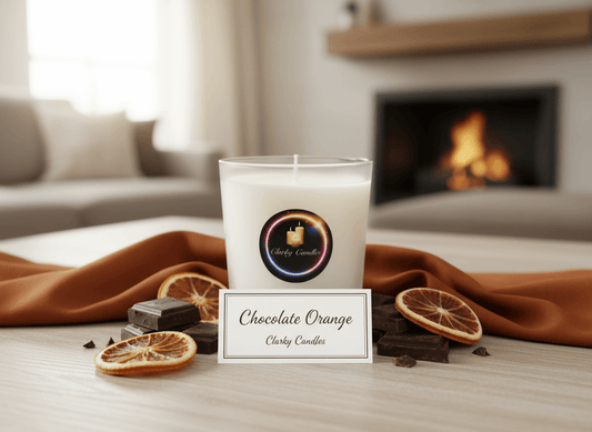 Chocolate Orange Scented Soy Wax Candle | Rich Citrus Indulgence | £9.95