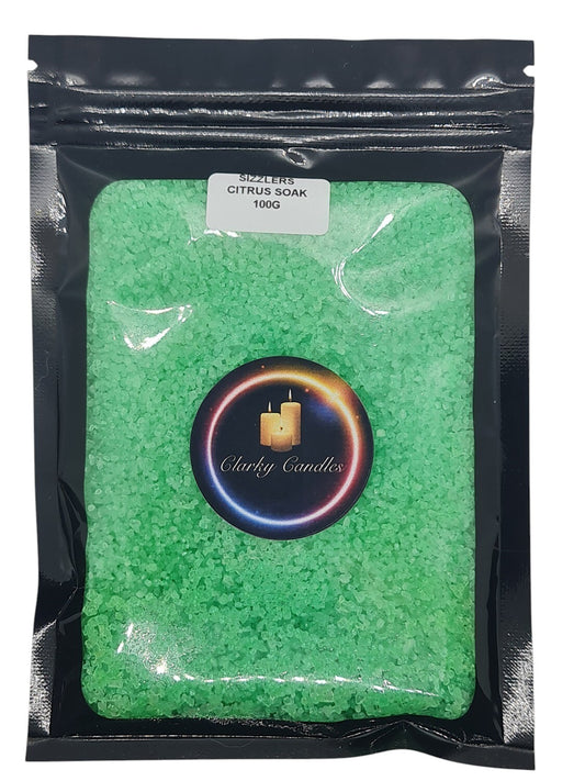 Citrus Soak Scented Sizzlers 100g - Premium Simmering Granules | £3.50 | Clarky Candles