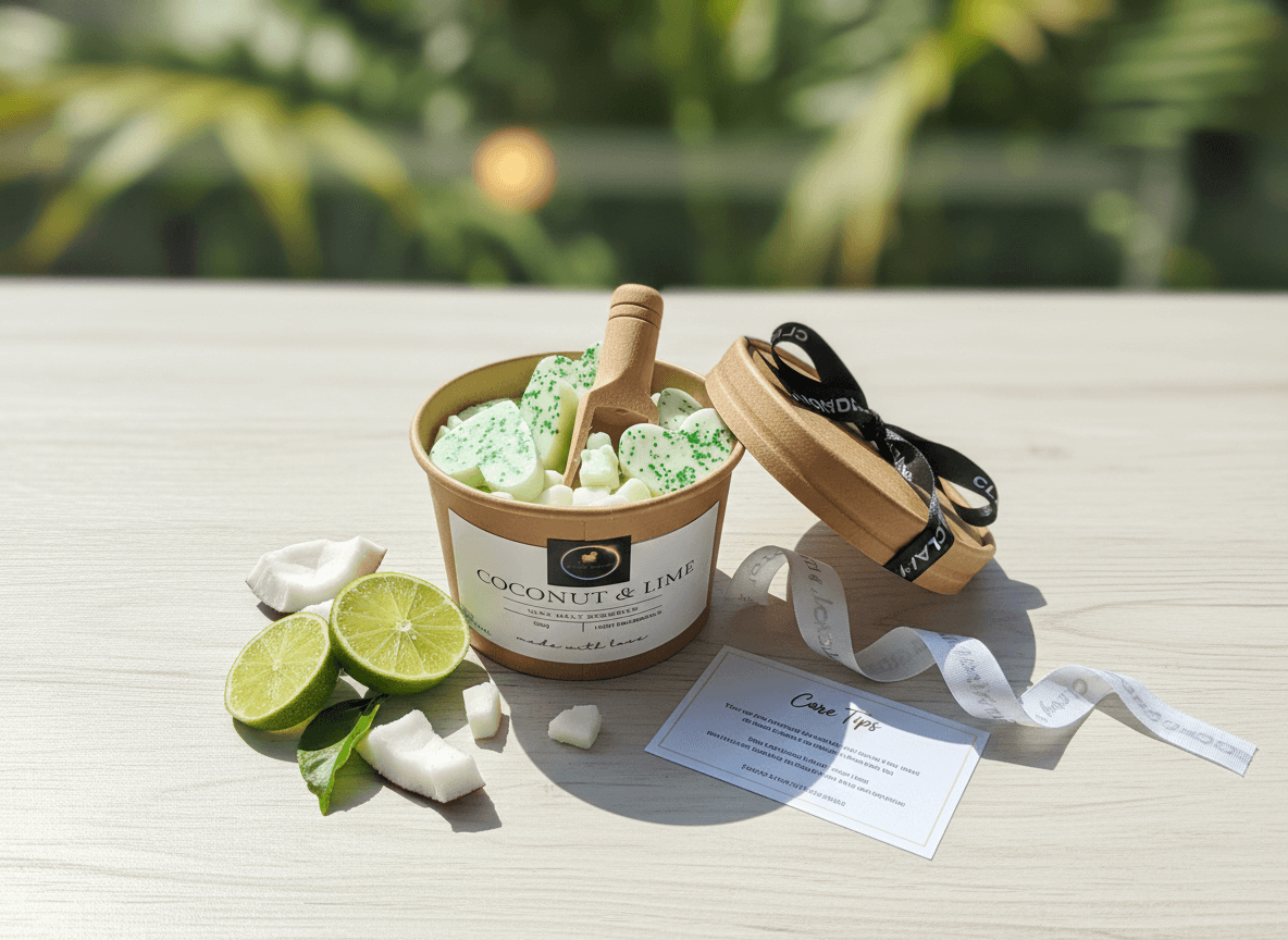 Wax Melt Scoopies - Coconut & Lime - 120g | Tropical Fresh | £5.95
