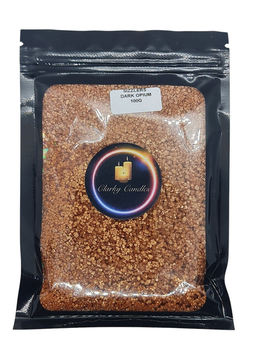 Dark Opium Scented Sizzlers 100g - Premium Simmering Granules | £3.50 | Clarky Candles