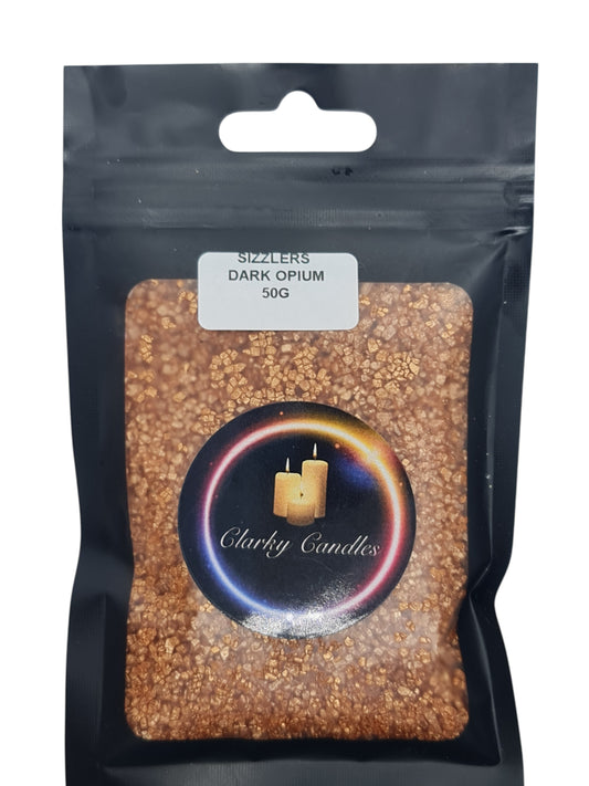 Dark Opium Scented Sizzlers 50g - Premium Simmering Granules | £2.50 | Clarky Candles
