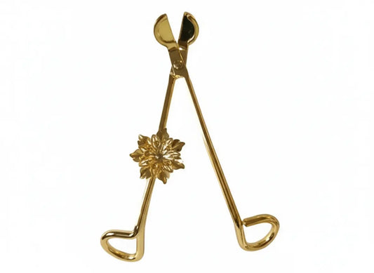 Flower Wick Trimming Scissors - Gold | Premium Wick Trimmers | £6.95 My Store
