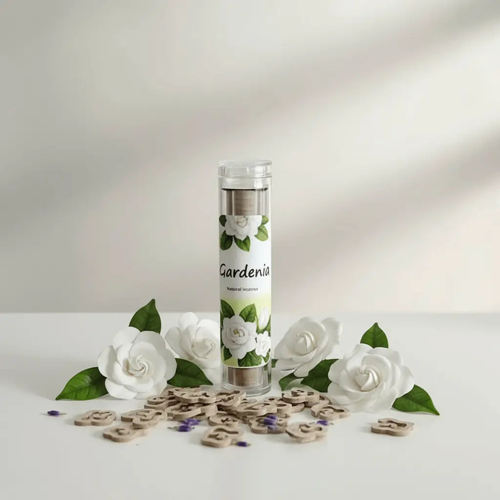 Gardenia x40 Wooden Aromatherapy Incense Sticks | Creamy White Floral Scent | £3.95 | Clarky Candles CLARKY CANDLES