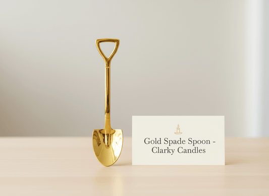 Gold Spade Spoon | Premium Scooping Tool | £3.50 | Clarky Candles