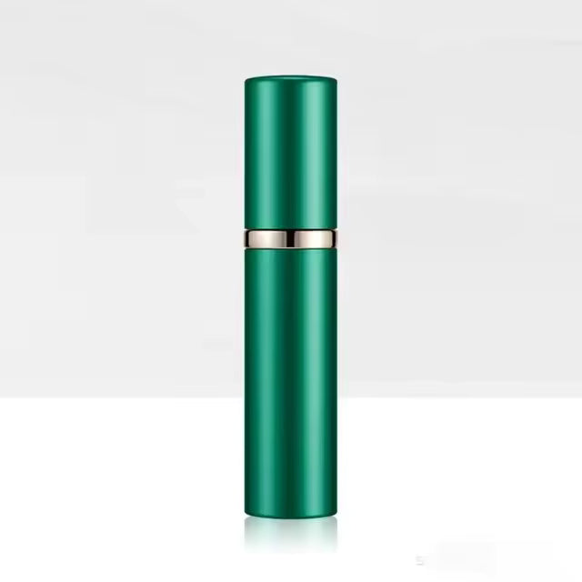 5ml Portable Perfume Bottle - Green | Refillable Travel Atomizer | £5.95 | Clarky Candles