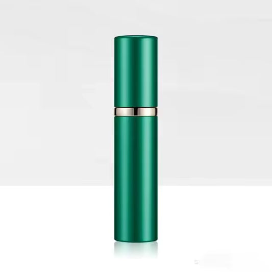 5ml Portable Perfume Bottle - Green | Refillable Travel Atomizer | £5.95 | Clarky Candles