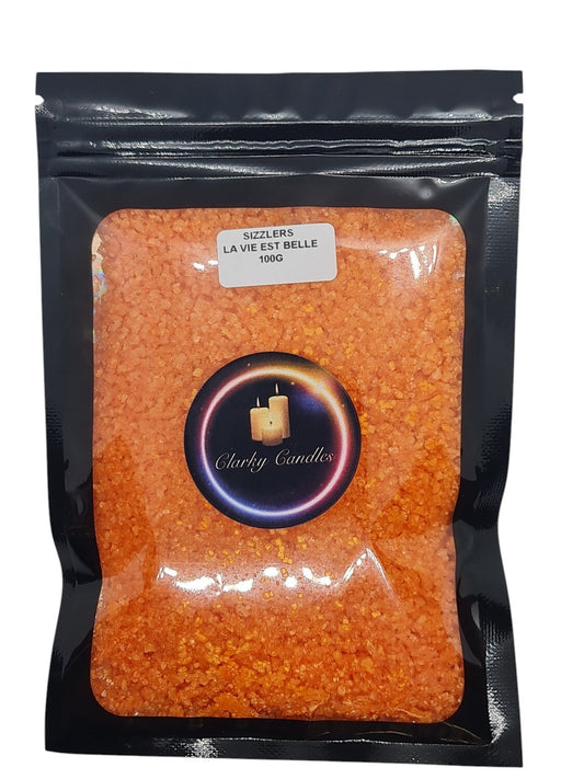 La Vie Est Belle Scented Sizzlers 100g - Premium Simmering Granules | £3.50 | Clarky Candles