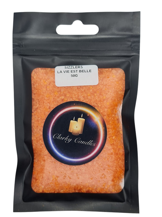 La Vie Est Belle Scented Sizzlers 50g - Premium Simmering Granules | £2.50 | Clarky Candles