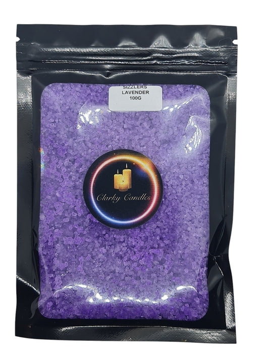 Lavender Scented Sizzlers 100g - Premium Simmering Granules | £3.50 | Clarky Candles