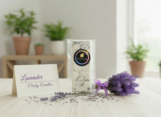 Lavender Wax Melt Snap Bar | Calming Relaxation Escape | £2.20 | Clarky Candles