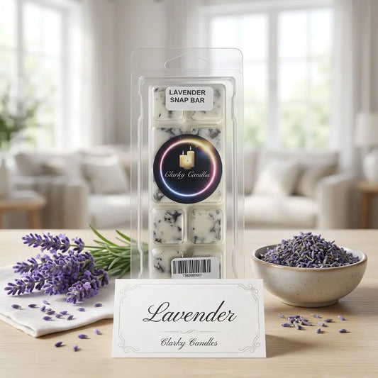 Lavender Wax Melt Snap Bar | Calming Relaxation Escape | £2.20 | Clarky Candles My Store