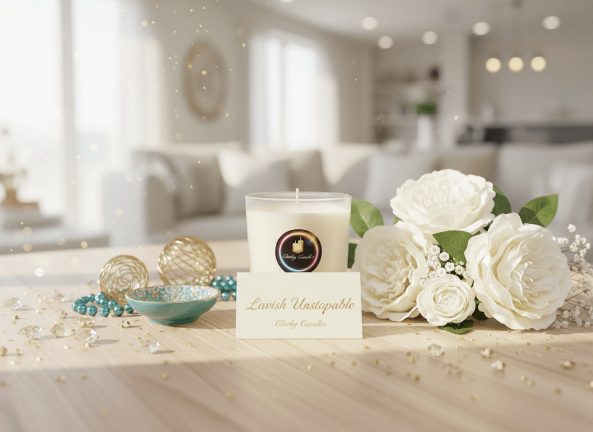 Lavish Unstoppable Scented Soy Wax Candle | Luxurious Opulent Fragrance | £9.95