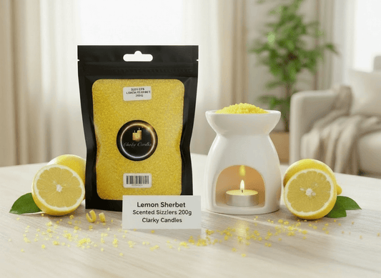 Lemon Sherbet Scented Sizzlers 200g | Simmering Granules | £4.50