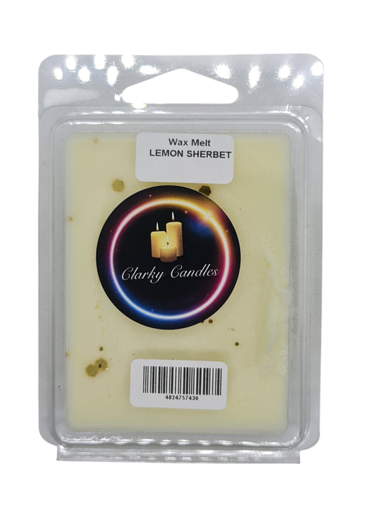 Lemon Sherbet - Wax Melt | Sweet Citrus Nostalgia Fragrance | £2.20 | Clarky Candles