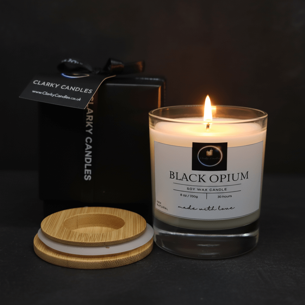 Black Opium Luxury Candle | Dupe | Gift-Wrapped | £17.95