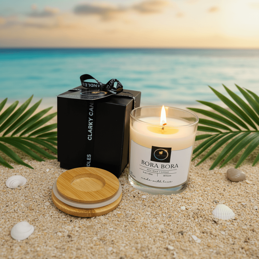 Bora Bora Luxury Candle | Tropical Paradise | Gift-Wrapped | £17.95
