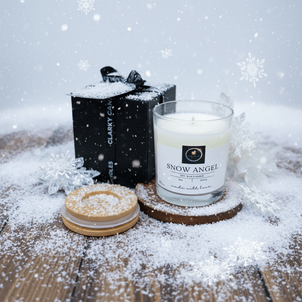 Snow Angel Luxury Candle | Winter Serenity | Gift-Wrapped | £17.95