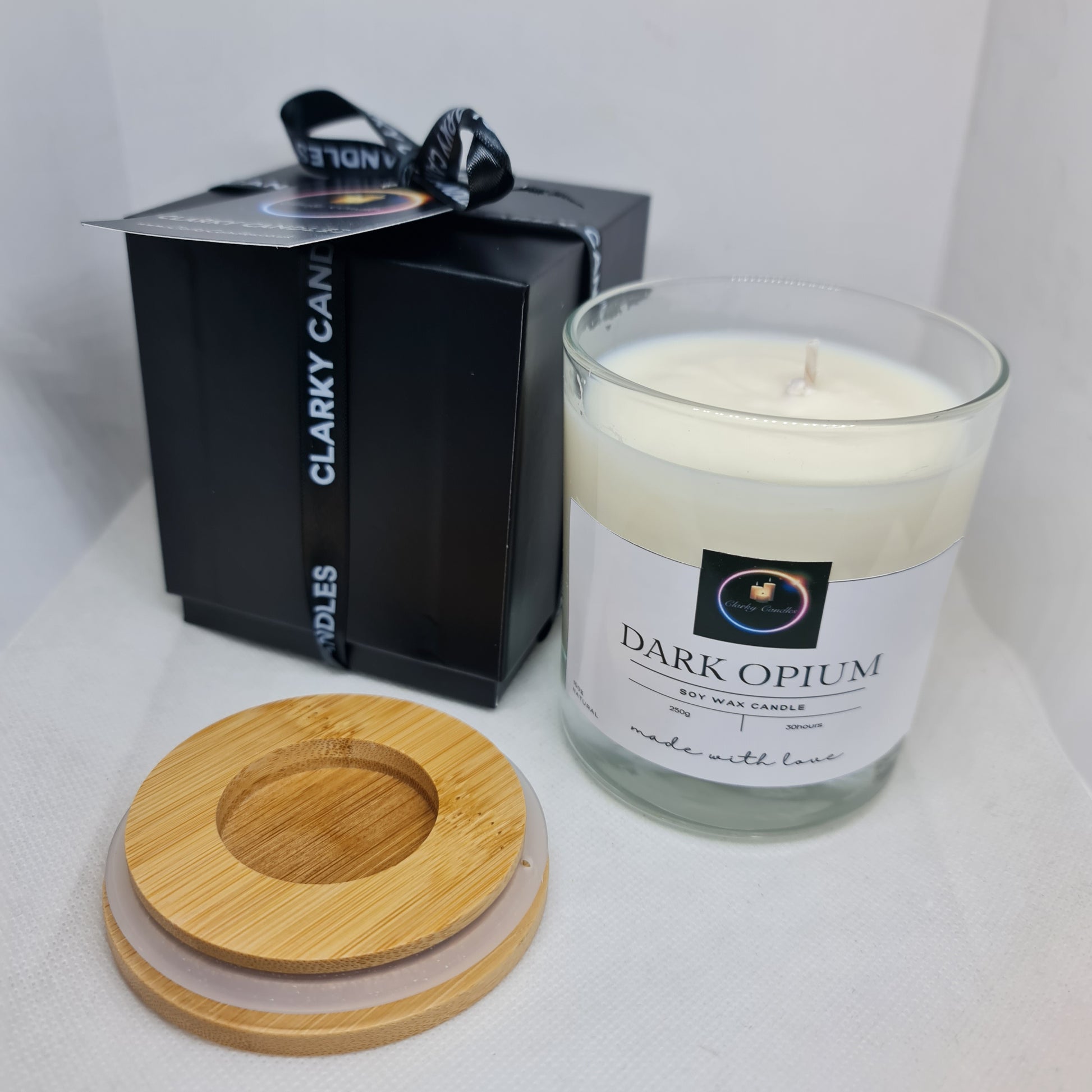 Luxury Gift Wrapped Candle Dark Opium