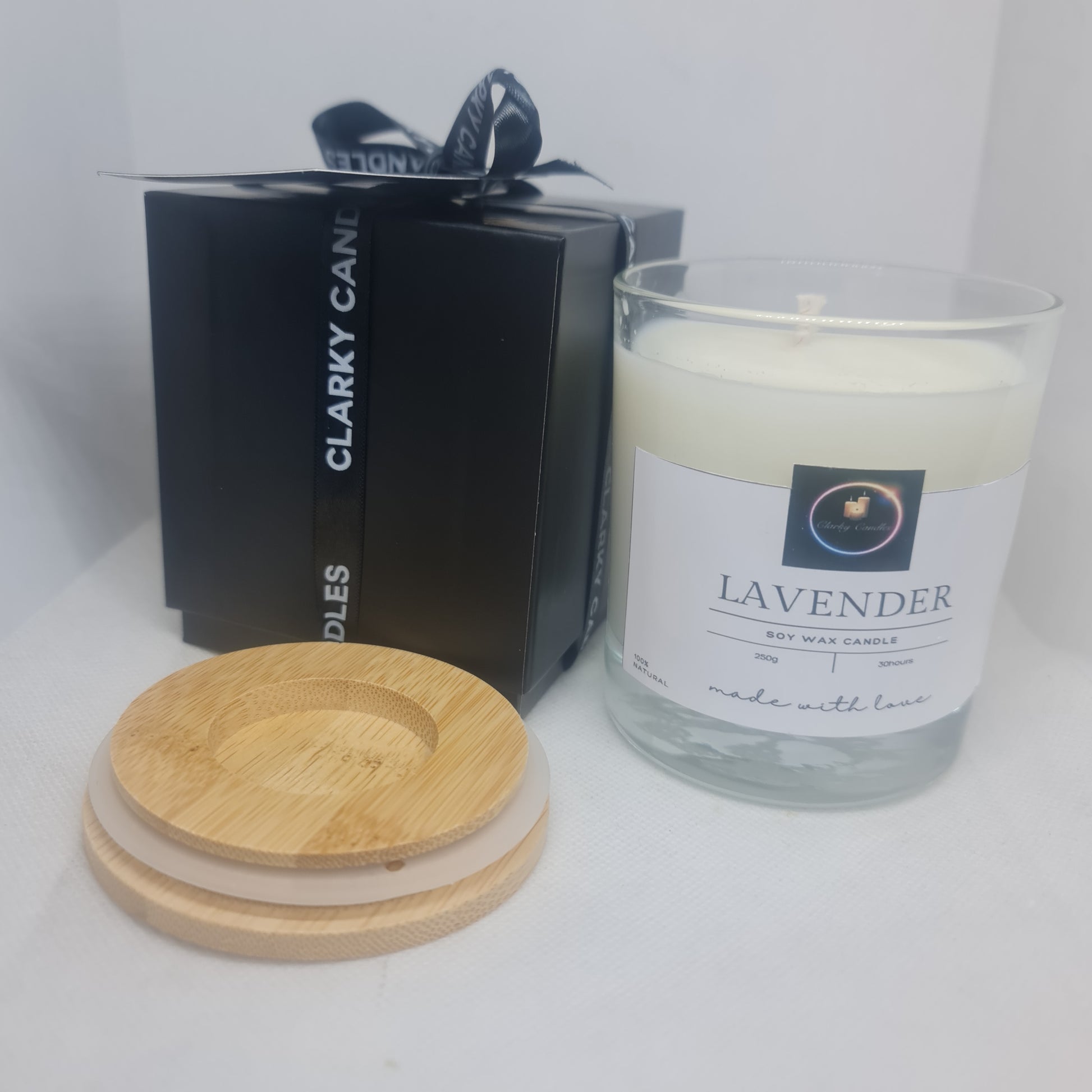 Luxury Gift Wrapped Candle Lavender