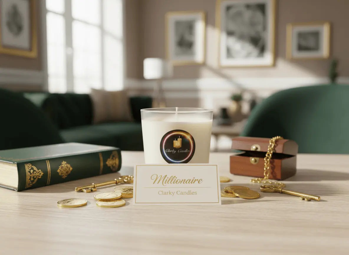 Millionaire Scented Soy Wax Candle | Wealthy Success Fragrance | £9.95 My Store