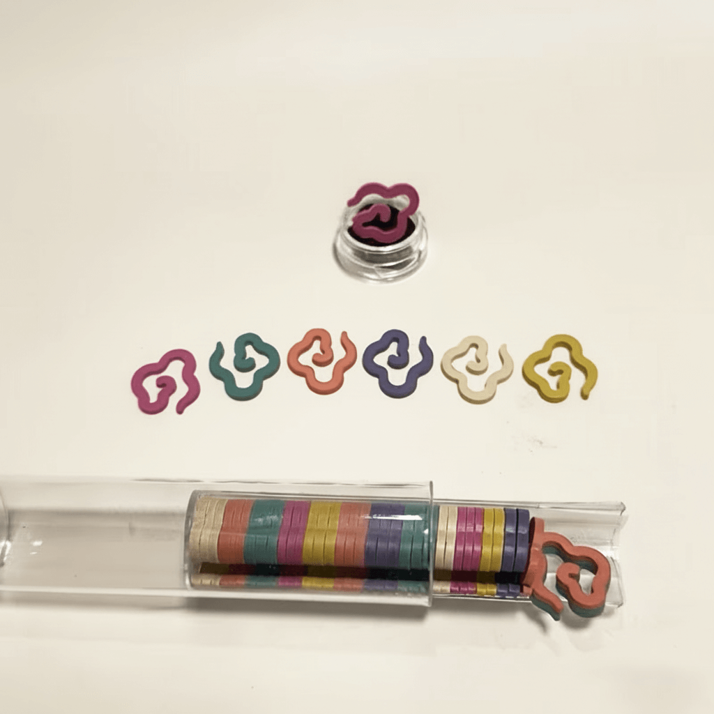 Mixed Flavour Incense Sticks (42 Pcs) assorted colorful shapes displayed in a transparent tube.