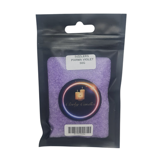 Parma Violet Scented Sizzlers 50g - Premium Simmering Granules | £2.50 | Clarky Candles