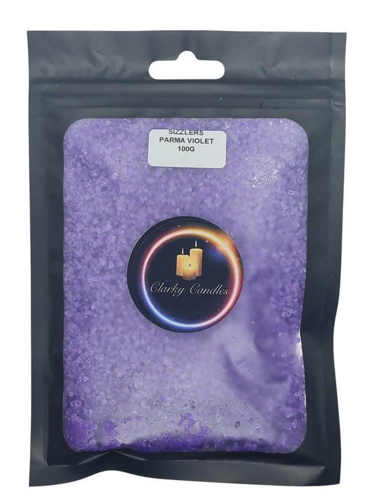 Parma Violet Scented Sizzlers 100g - Premium Simmering Granules | £3.50 | Clarky Candles
