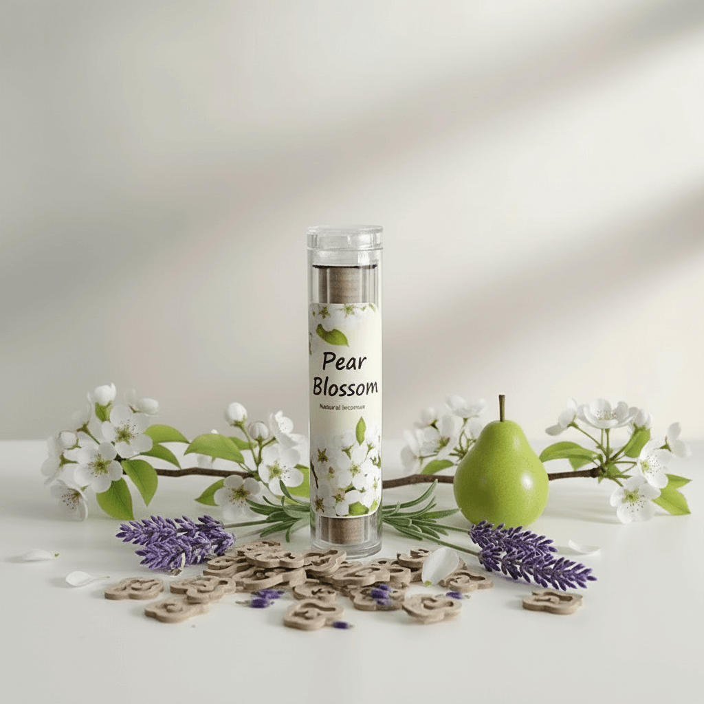 Pear Blossom x40 Wooden Aromatherapy Incense Sticks | Fresh Fruity Floral Scent | £3.95 | Clarky Candles