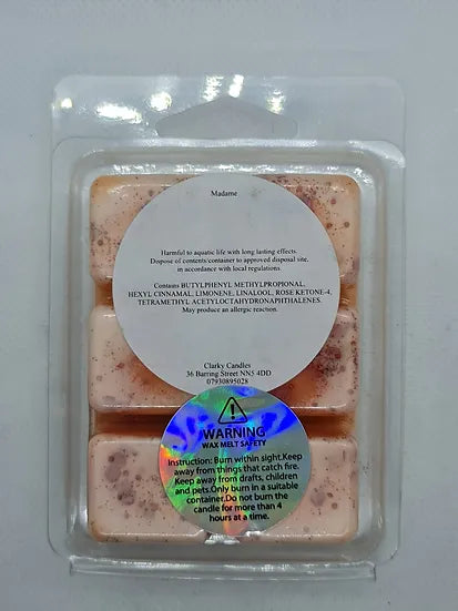 Madame - Wax Melt | Sophisticated Parisian Elegance Fragrance | £2.20 | Clarky Candles