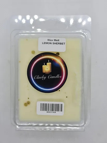 Lemon Sherbet - Wax Melt | Sweet Citrus Nostalgia Fragrance | £2.20 | Clarky Candles