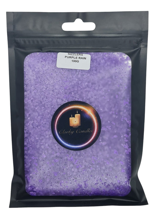 Purple Rain Scented Sizzlers 100g - Premium Simmering Granules | £3.50 | Clarky Candles