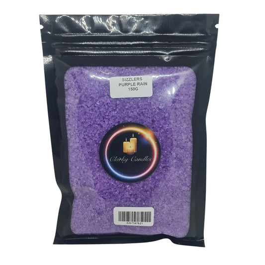 Purple Rain Scented Sizzlers 150g Collection - Premium Salt Crystal Fragrances | £5.00 | Clarky Candles