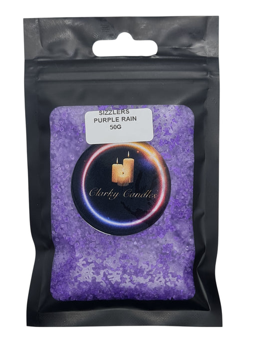 Purple Rain Scented Sizzlers 50g - Premium Simmering Granules | £2.50 | Clarky Candles