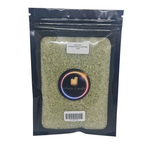 Sandalwood & Myrrh Scented Sizzlers 100g - Premium Simmering Granules | £3.50 | Clarky Candles