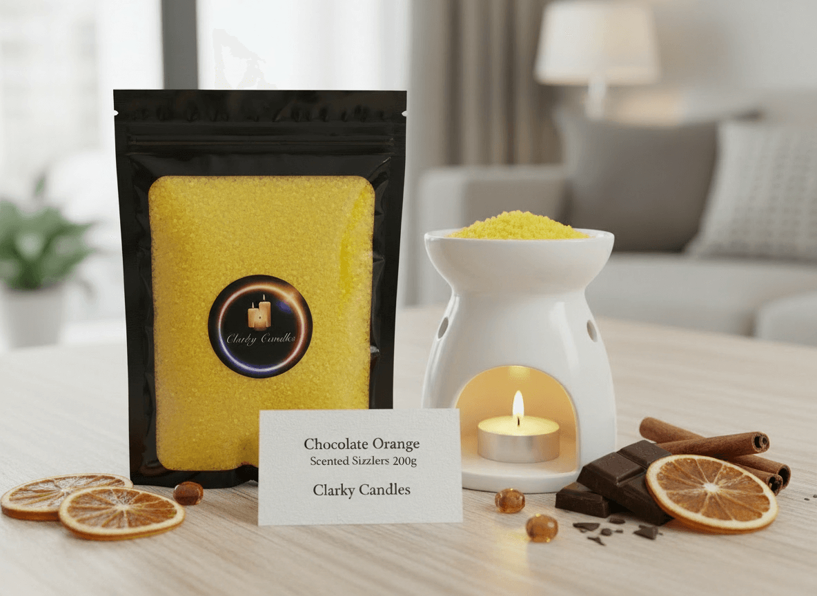 Chocolate Orange Scented Sizzlers 200g | Simmering Granules | £4.50