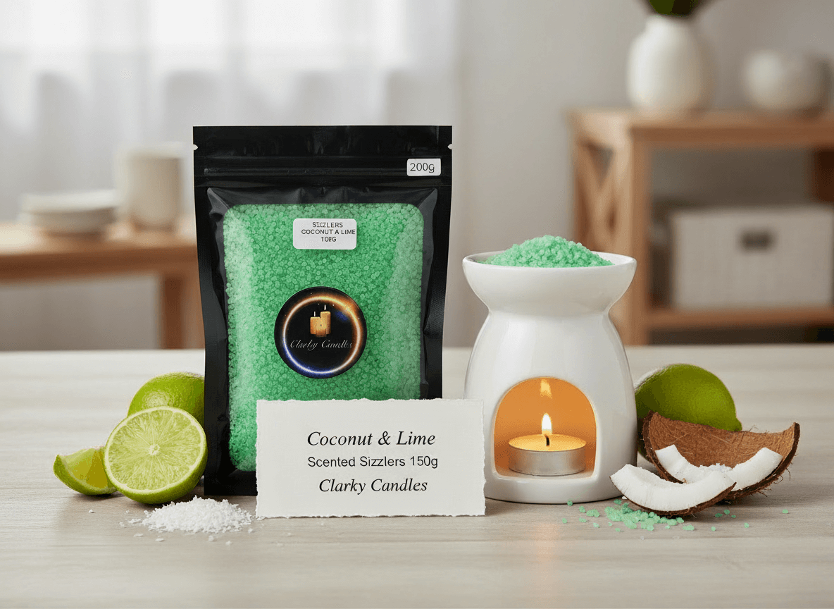 Coconut & Lime Scented Sizzlers 200g | Simmering Granules | £4.50