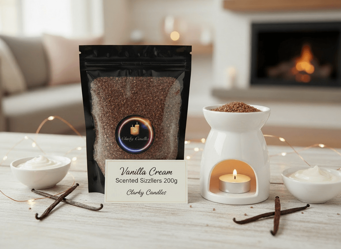 Vanilla Cream Scented Sizzlers 200g | Simmering Granules | £4.50