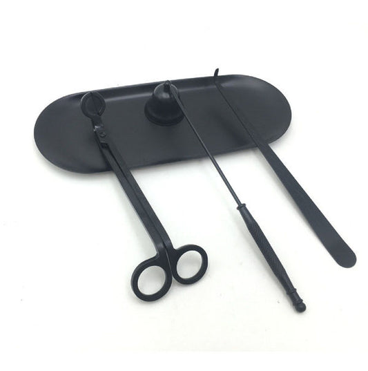 4pcs/set Candle Tool Set - Black