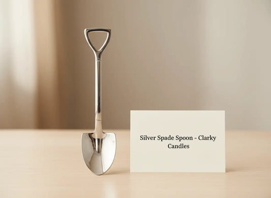 Silver Spade Spoon | Premium Scooping Tool | £3.50 | Clarky Candles My Store