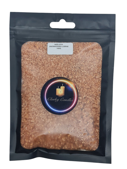 Snow Kissed Lodge Scented Sizzlers 100g - Premium Simmering Granules | £3.50 | Clarky Candles