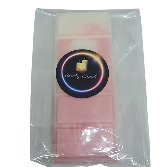 Strawberries & Cream Wax Melt Snap Bar 50g | Sweet Summer Indulgence | £2.20 | Clarky Candles