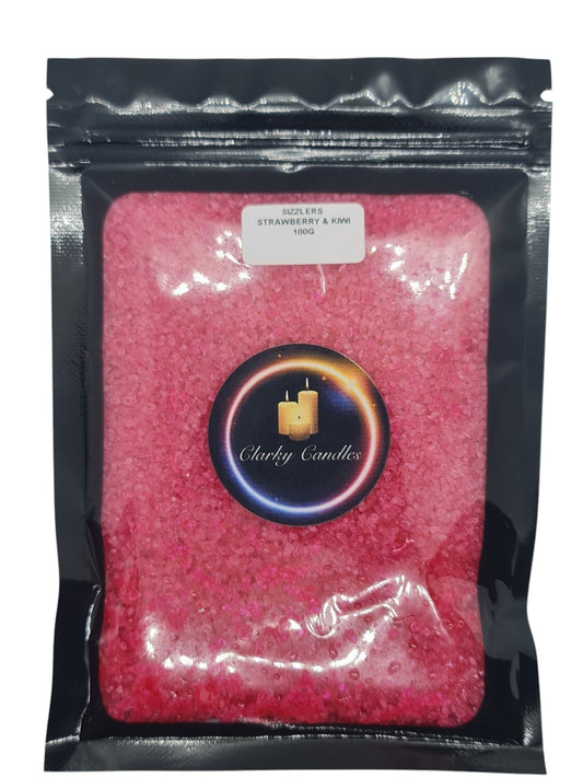 Strawberry & Kiwi Scented Sizzlers 100g - Premium Simmering Granules | £3.50 | Clarky Candles