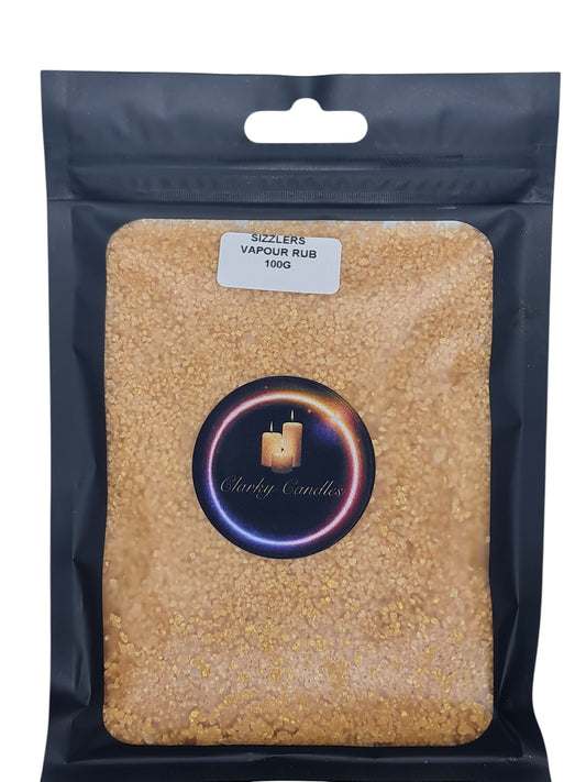 Vapour Rub Scented Sizzlers 100g - Premium Simmering Granules | £3.50 | Clarky Candles