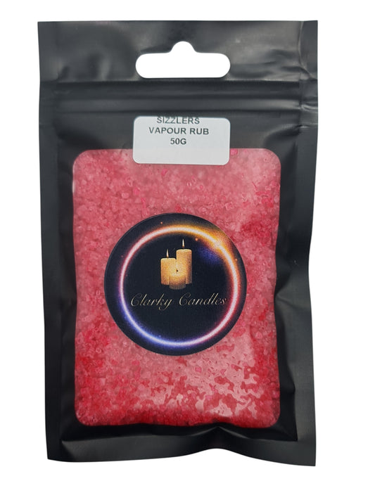 Vapour Rub Scented Sizzlers 50g - Premium Simmering Granules | £2.50 | Clarky Candles