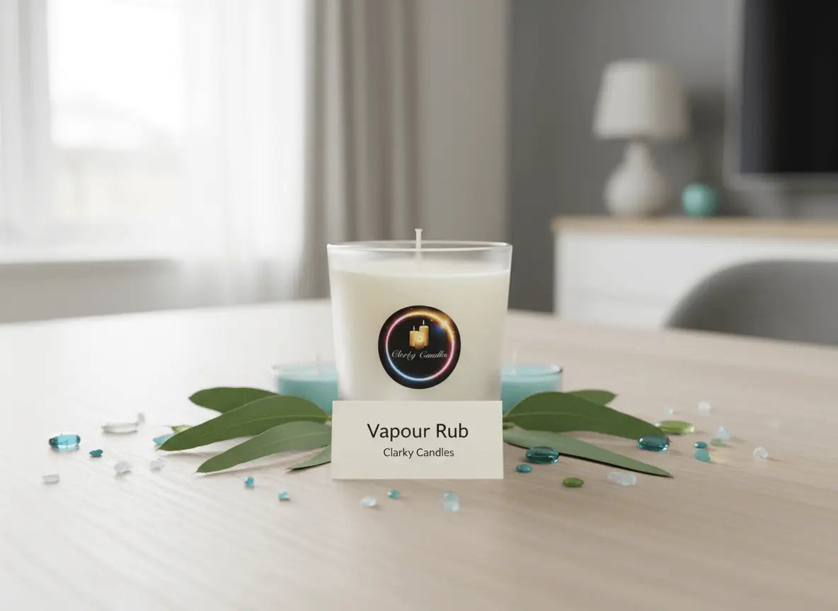 Vapor Rub Therapeutic Soy Wax Candle | Respiratory Wellness | £9.95 My Store
