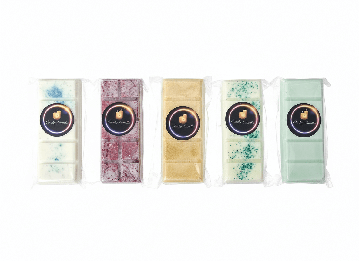 Wax Melt Snap Bars | Selection Box 1 | £10 featuring five colorful snap bars.