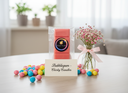 Bubblegum Wax Melt Snap Bar | Sweet Childhood Nostalgia | £2.20 | Clarky Candles