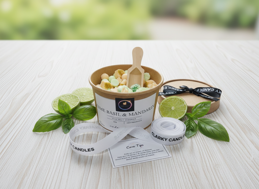 Wax Melt Scoopies - Lime Basil & Mandarin - 120g | Fresh Sophisticated Citrus | £5.95